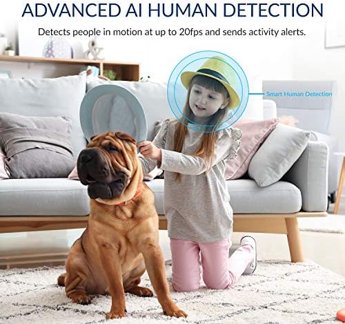 YI 2pc Pan-Tilt Dome Security Camera, 360 Degree 2.4G Smart Indoor Pet Dog Cat Cam with Night Vision, 2-Way Audio, Motion Detection, Phone APP, Compatible with Alexa and Google Assistant - Image 3